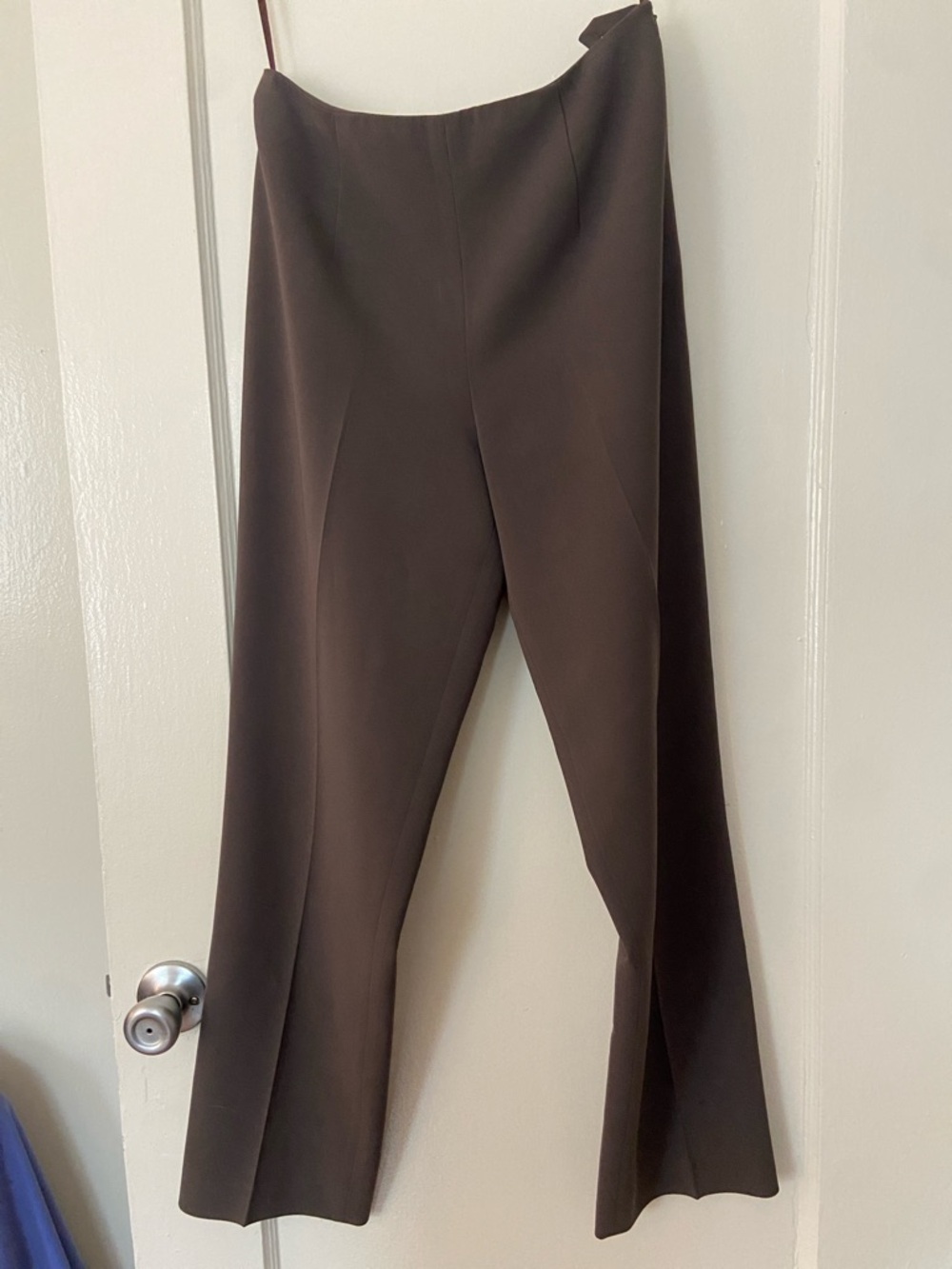 Jones New York Gray Petite Boot-Cut Dress Pants